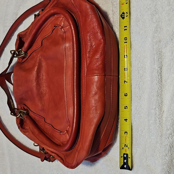 Chloe Paraty Women’s Leather Shoulder Bag - Red - Picture 7 of 11